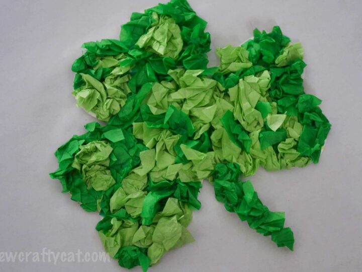 Image for Lucky Shamrock Tissue Paper Craft