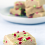 white chocolate gingerbread fudge