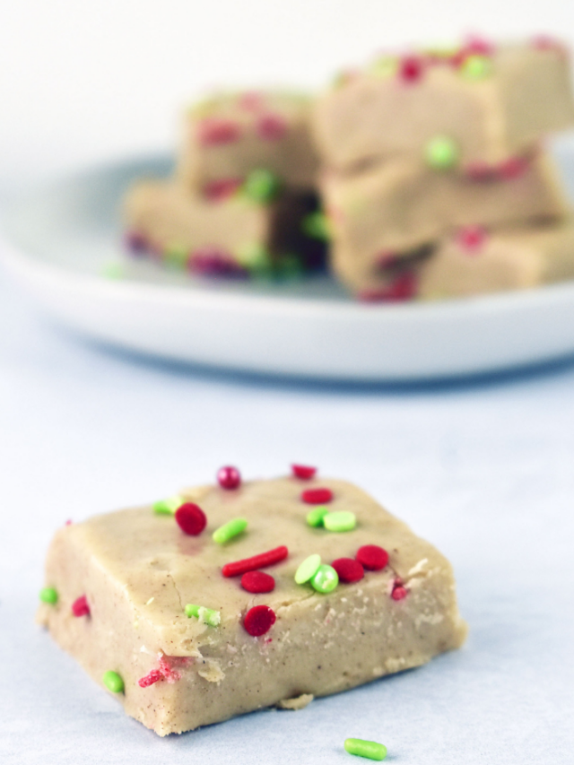 white chocolate gingerbread fudge