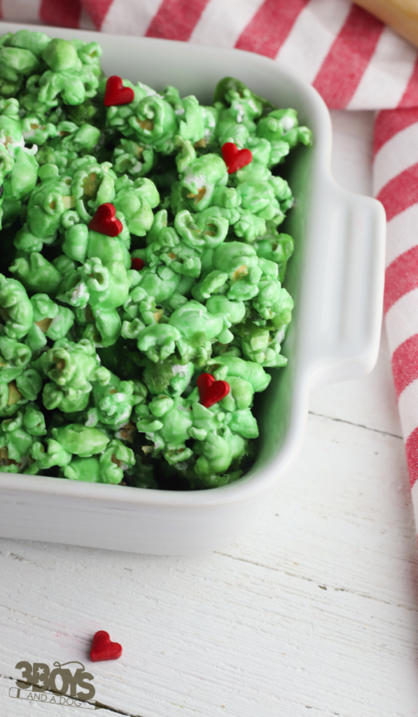 Festive Easy Grinch Popcorn Recipe