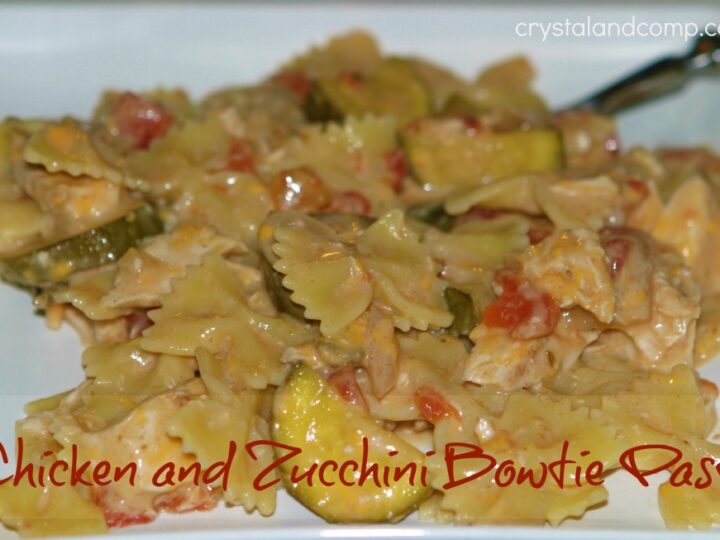 Image for Crockpot Chicken and Zucchini Bowtie Pasta