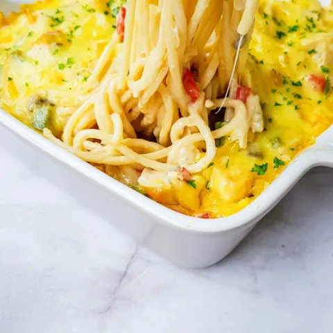 creamy chicken spaghetti casserole