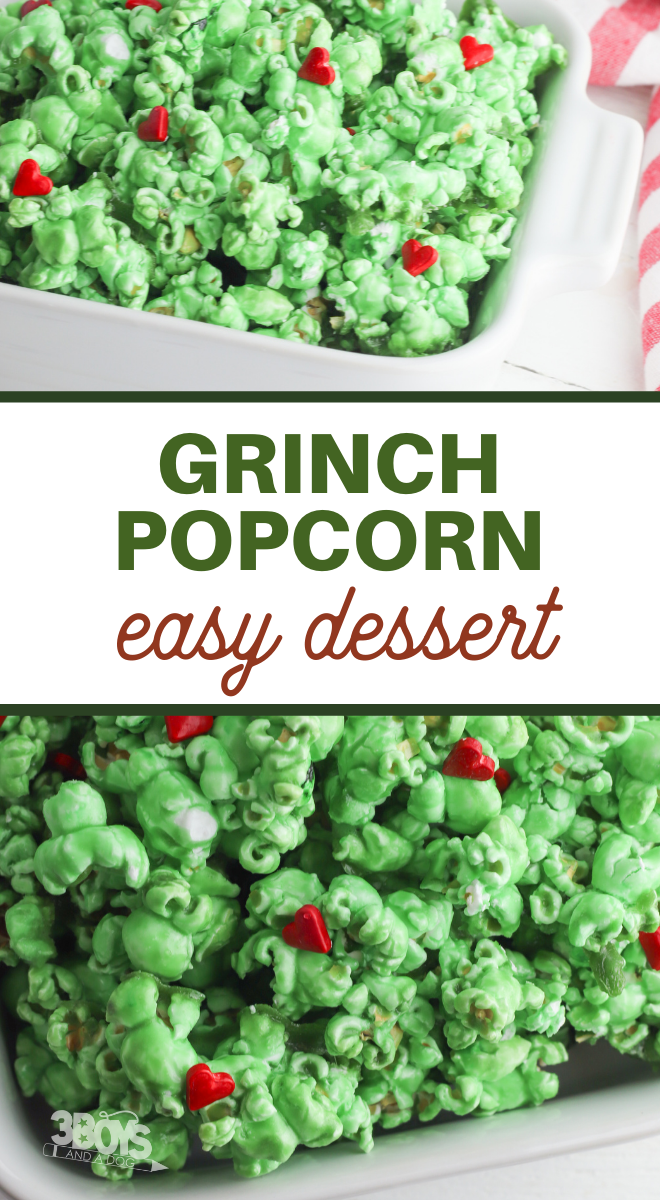 easy grinch popcorn recipe