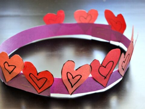 Image for How to Make a Heart Crown for Valentine's Day