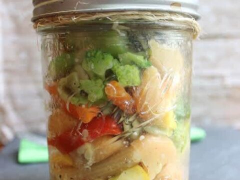 Image for Pasta Primavera Salad in a Jar