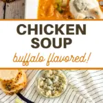 instant pot buffalo chicken soup