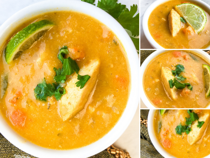 spice up your chicken soup with curry and coconut