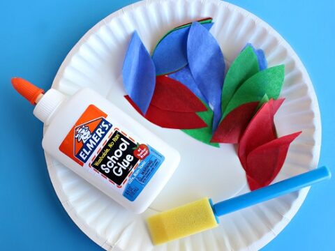 Image for Paper Plate Turkey Craft Using Tissue Paper