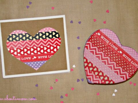Image for 2 Fun and Easy Washi Tape Valentine's Day Crafts