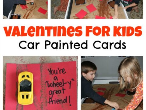 Image for Homemade Valentines for Kids: Car Painting