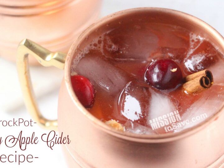 Image for Crockpot Cranberry Apple Cider Recipe