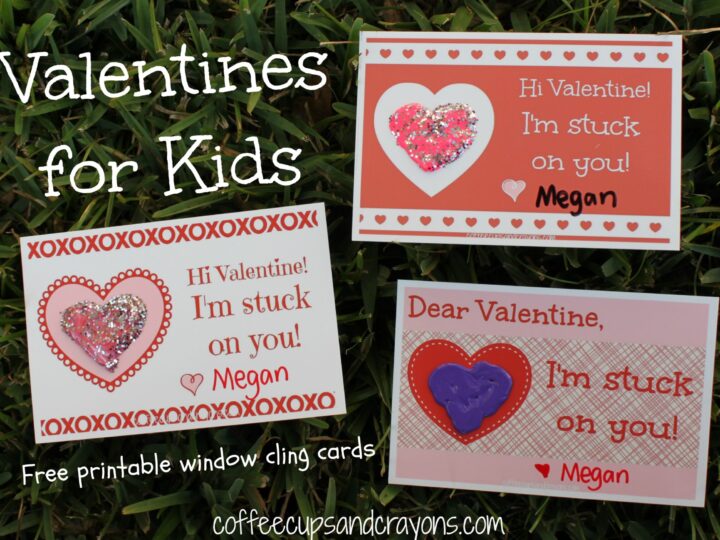Image for Valentines for Kids: I'm Stuck on You Printable