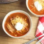 chicken tortilla southwestern soup in the instant pot