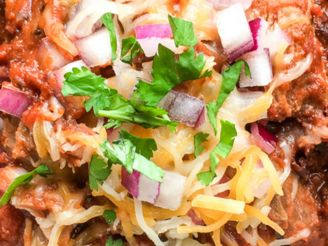 chili with pulled pork