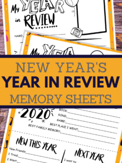 my year in review printable worksheet