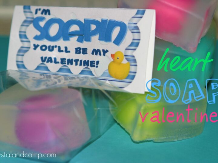 Image for Heart Soap Valentines with Free Printable