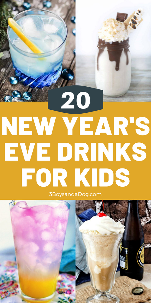 new years eve party drinks for kids