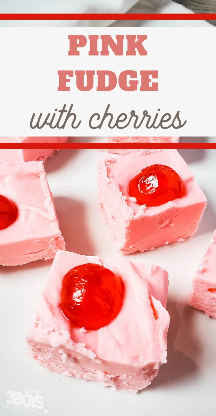 pink cherry fudge recipe