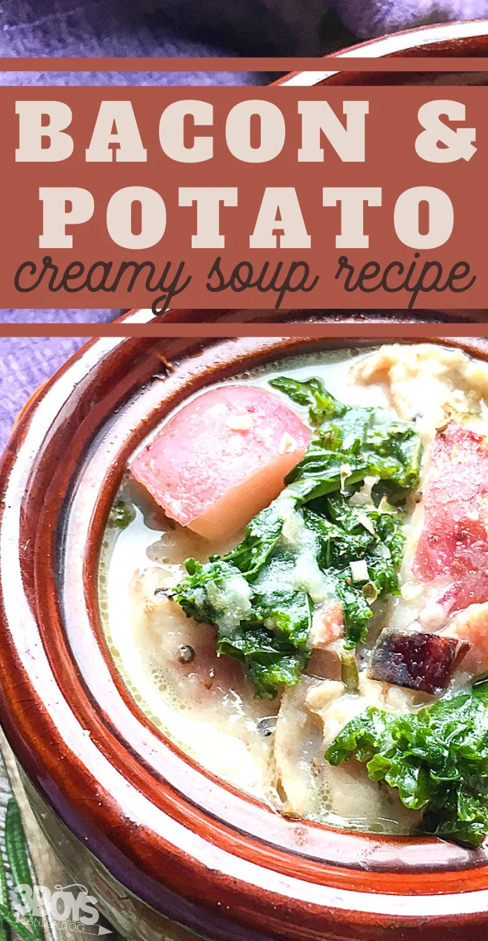 this soup recipe is made creamy by the use of red potatoes and cream cheese