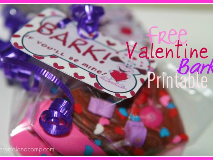 Image for Sweet Valentine Bark with Free Printable
