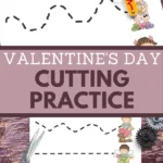 valentine cutting practice for preschoolers