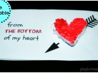 Image for Valentines Printable for a Homemade Card