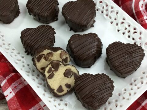 Image for Heart Cookie Dough Truffles Recipe