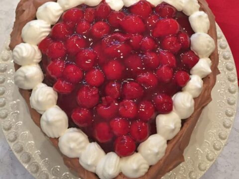 Image for Chocolate Cherry Valentine Torte