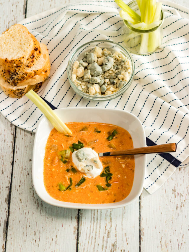 Man-Approved Instant Pot Buffalo Chicken Soup Recipe