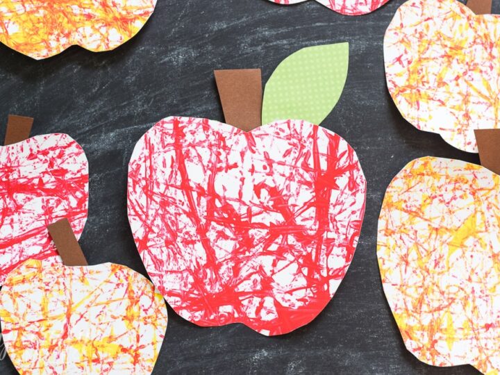 Image for Marble Painting Apple Craft