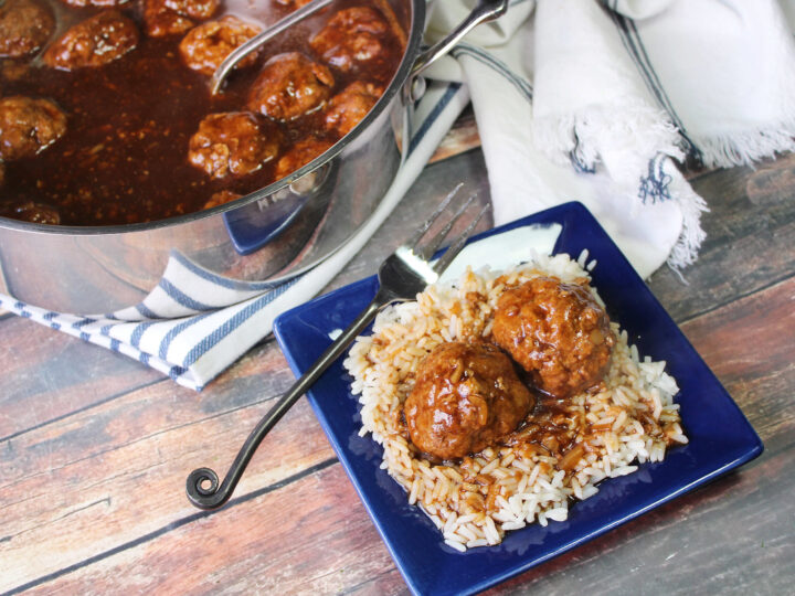 Image for Meatballs and Brown Gravy