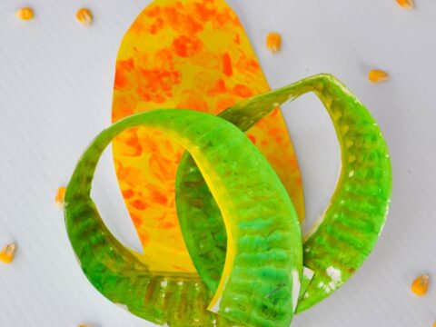 Image for Paper Plate Corn: Easy Harvest Craft for Kids to Make -