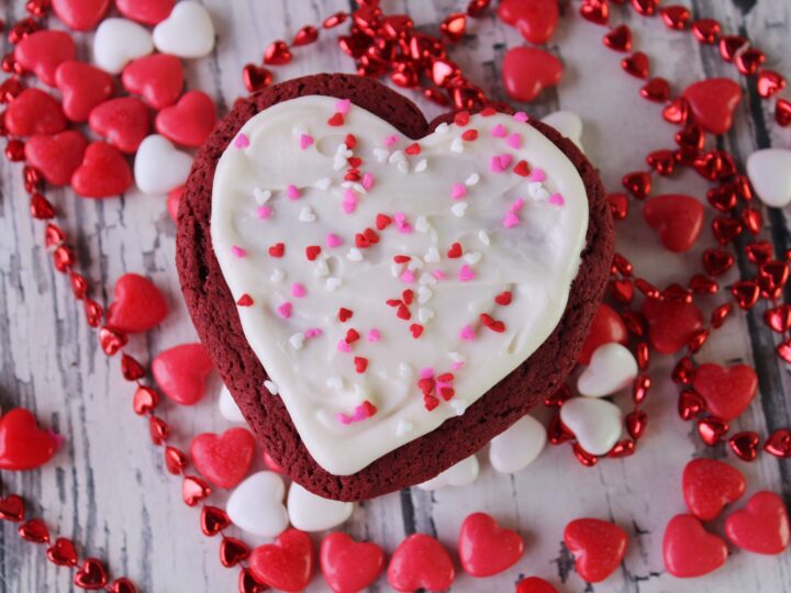 Image for Red Velvet Heart Cookies