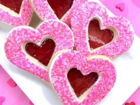 Image for Stained Glass Heart Cookies