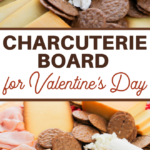 valentine charcuterie board for two