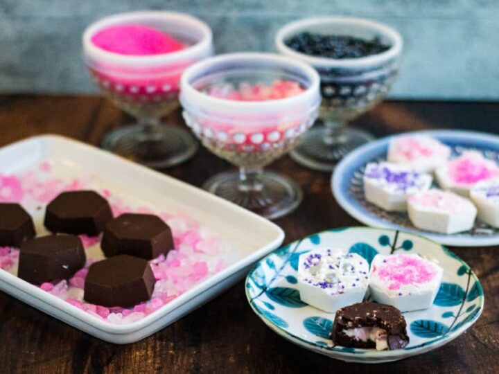 Image for Chocolate Covered Strawberry Cheesecake Bites