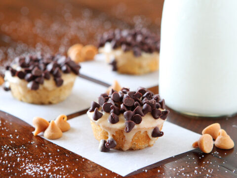 Image for Chocolate Peanut Butter Banana Bread Mini Donuts | Doughnuts Recipe