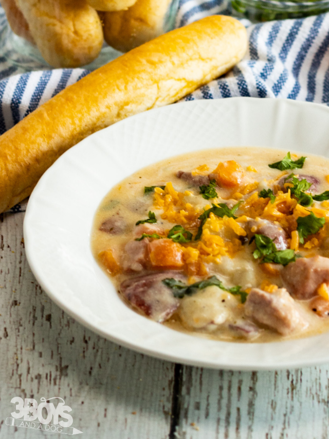 quick ham and potato soup recipe
