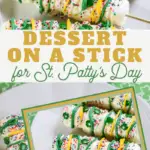 shamrock candy fluff pops are magically delicious