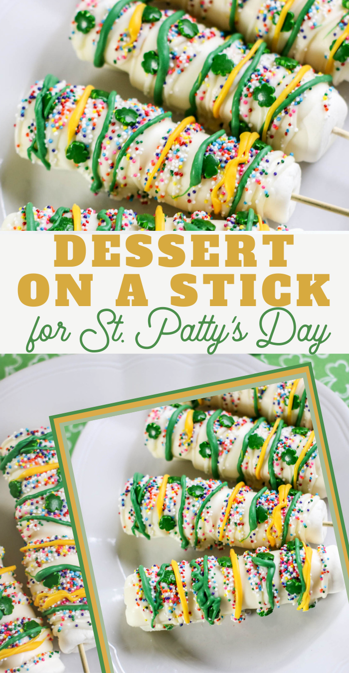 shamrock candy fluff pops are magically delicious