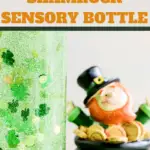 diy sensory bottle to celebrate St Paddys Day