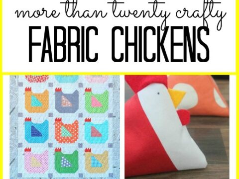 Image for 20+ Fabric Chicken Ideas & Free Patterns / Tutorials