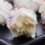 cookie truffles with confetti sprinkles