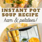 fast potato soup recipe with chunks of delicious ham