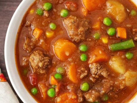 Image for Hamburger Soup in the Slow Cooker