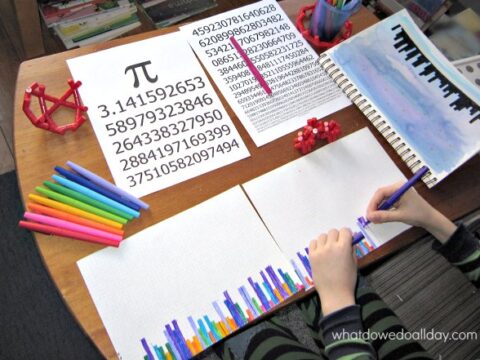 Image for Math Art for Kids: Pi Skyline