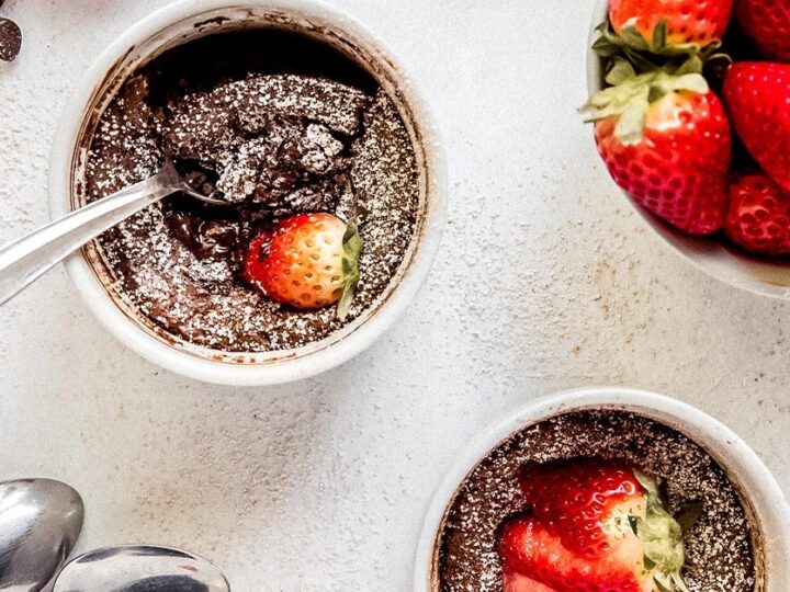 Image for Mini Flourless Chocolate Cake for Two