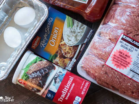 Image for Slow Cooker Onion Soup Mix Meat Loaf {Freezer Meal Friendly}