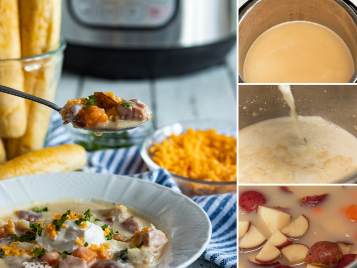 instant pot ham and potato soup