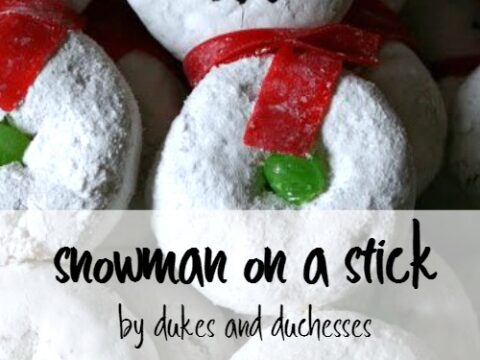 Image for Snowman on a Stick Donut Snowmen